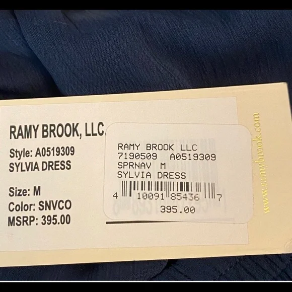 Ramy Brook Sylvia Strapless Chevron Printed Maxi Dress NWT Size Medium - Picture 6 of 6